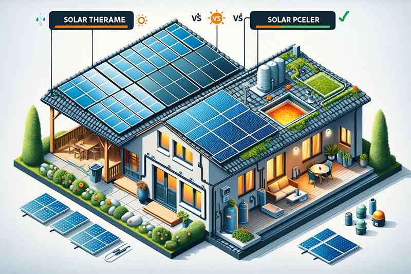Solvarme vs. solceller: Hvad skal du vælge?